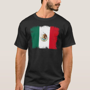Vintage Mexico Flag Mexican Independence Day T-Shirt
