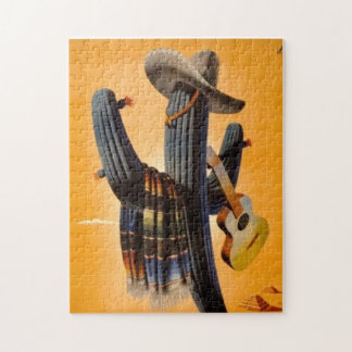 Vintage Mexico - Mexican Travel Tourism Advert Jigsaw Puzzle