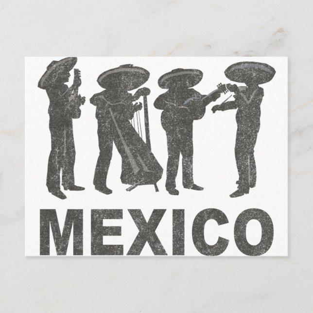 Vintage Mexico Postcard (Front)