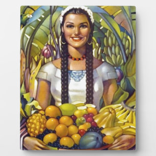 Vintage Mexico Travel Tourism Advertisement Plaque