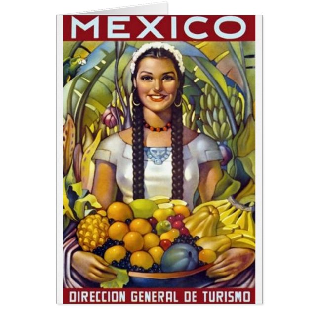 Vintage Mexique Travel Tourisme Publicité (Devant)