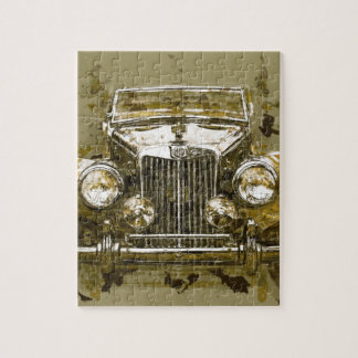 Vintage MG Sports Car Jigsaw Puzzle