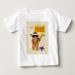 Vintage Miami Beach Baby T-Shirt