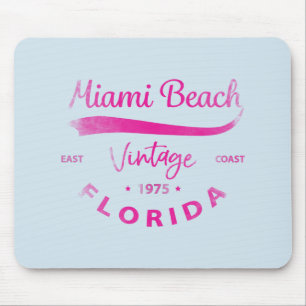 Vintage Miami-Beach, Florida, Logo East Coast Cool Mouse Pad