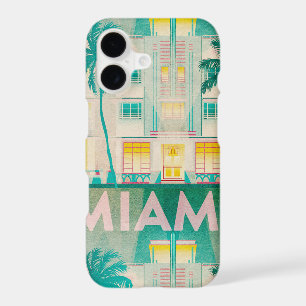 Vintage Miami, Ocean Drive iPhone Case