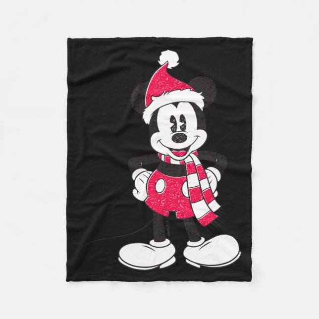 Vintage Mickey Festive Fun  Fleece Blanket (Front)