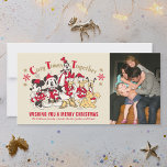Vintage Mickey & Friends | Cozy Times Together - Holiday Card<br><div class="desc">It's time to share the warmth of the holidays with Mickey and Friends in this vintage graphic. Cozy times together!</div>