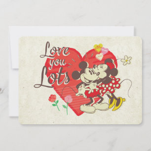 Vintage Mickey & Minnie   Love You Lots