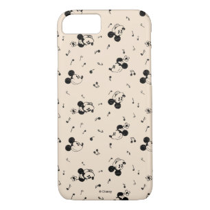 Vintage Mickey & Minnie Music Pattern iPhone 8/7 Case