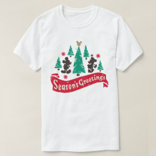 Vintage Mickey & Minnie Season's Greetings T-Shirt