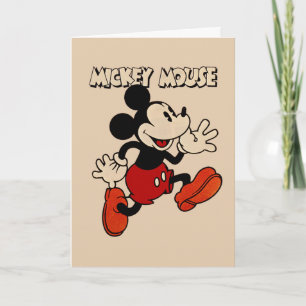 Vintage Mickey Mouse Card