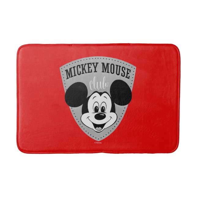 Vintage Mickey Mouse Club Bath Mat (Front)