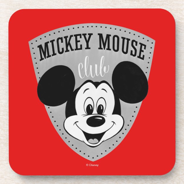 Vintage Mickey Mouse Club Coaster (Front)