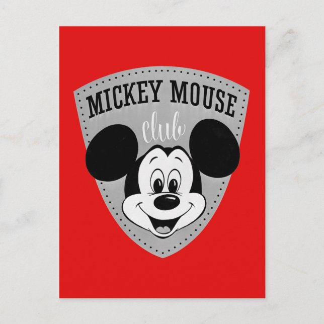 Vintage Mickey Mouse Club Postcard (Front)