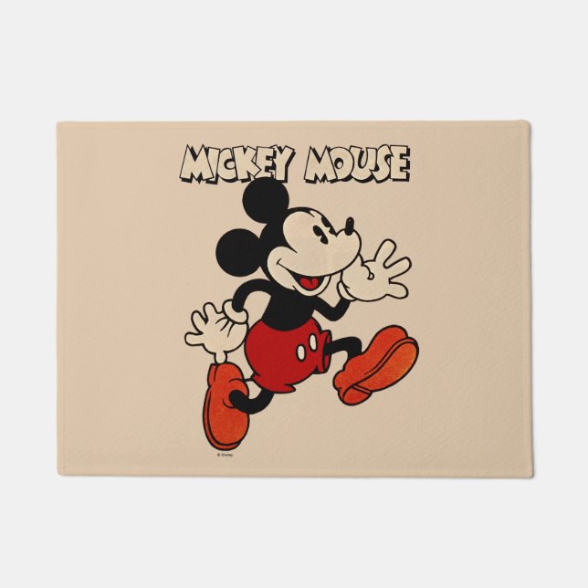 Vintage Mickey Mouse Doormat (Front)
