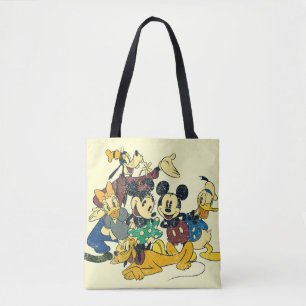 Vintage Mickey Mouse & Friends Tote Bag