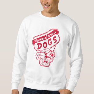 Vintage Mickey Mouse Hot Dog Sign Sweatshirt