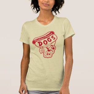 Vintage Mickey Mouse Hot Dog Sign T-Shirt