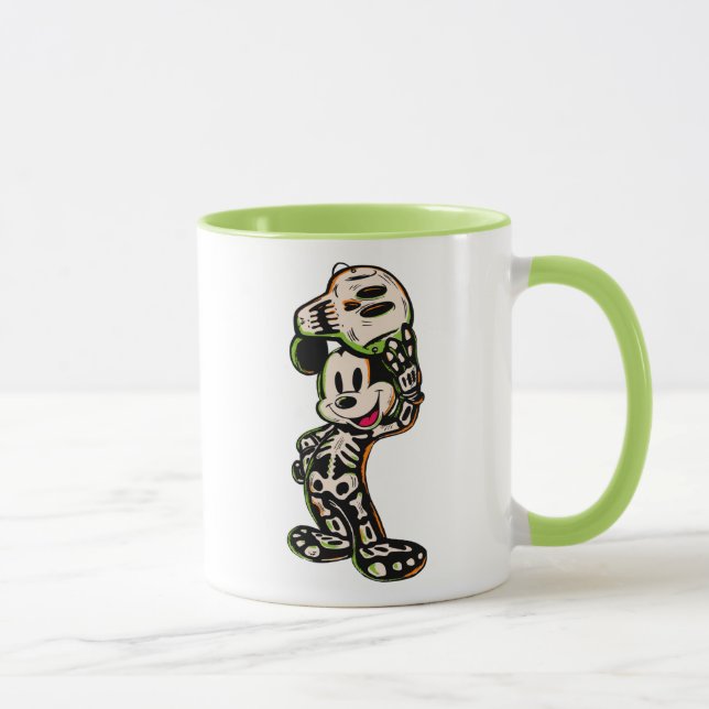 Vintage Mickey Mouse Skeleton Costume Mug (Right)