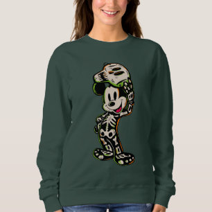 Vintage Mickey Mouse Skeleton Costume Sweatshirt