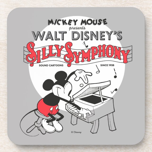 Vintage Mickey Silly Symphony Coaster (Front)