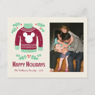 Vintage Mickey   Warm & Cozy Postcard