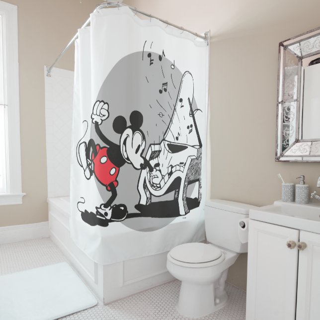 Vintage Mickey WIth Piano (In Situ)