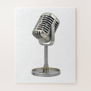 Vintage Microphone Jigsaw Puzzle