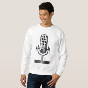 Vintage microphone sweatshirt