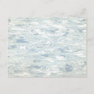 Vintage Mid-Century Blue Retro Kitchen Linoleum Postcard