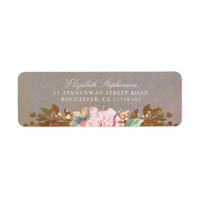 Vintage Midsummer Wedding Floral Wedding (Front)