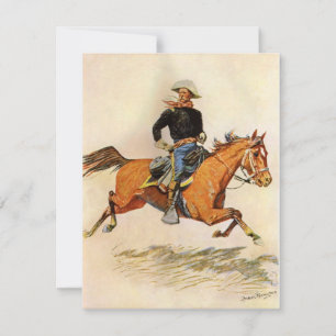 Vintage Military, A Cavalry Officer by Remington