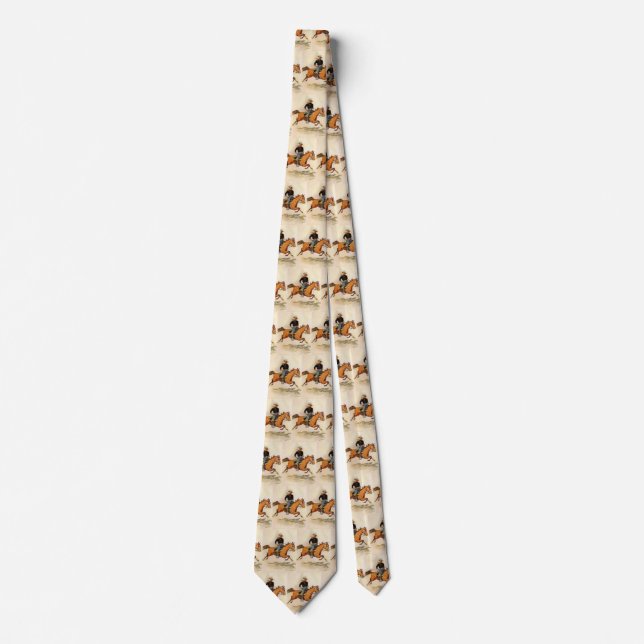Vintage Military, A Cavalry Officer by Remington Tie (Front)
