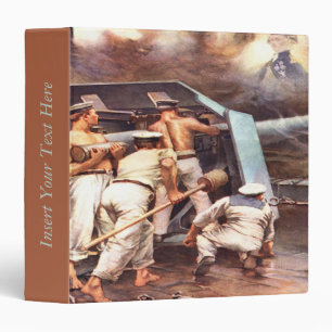 Vintage Military Art Avery Binder