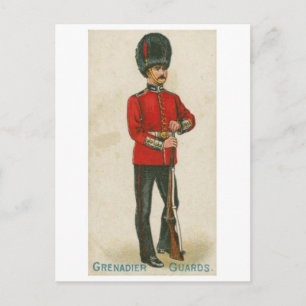 Vintage Military Uniform Postcard