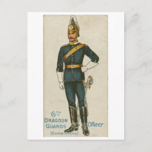 Vintage Military Uniform Postcard