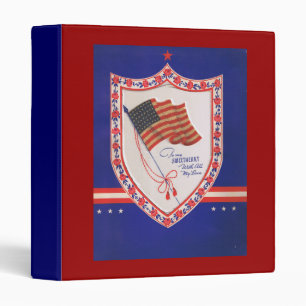 Vintage Military Valentine Binder
