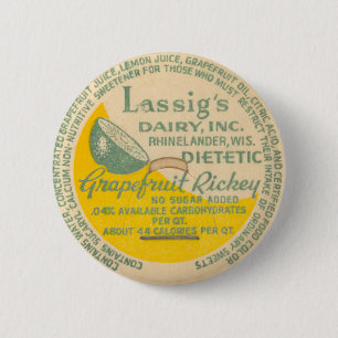 Vintage Milk Bottle Cap Button