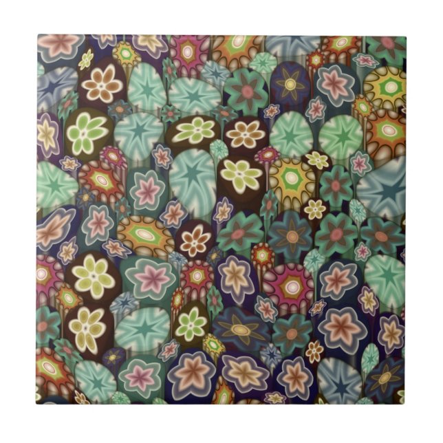 Vintage Millefiori Tile (Front)