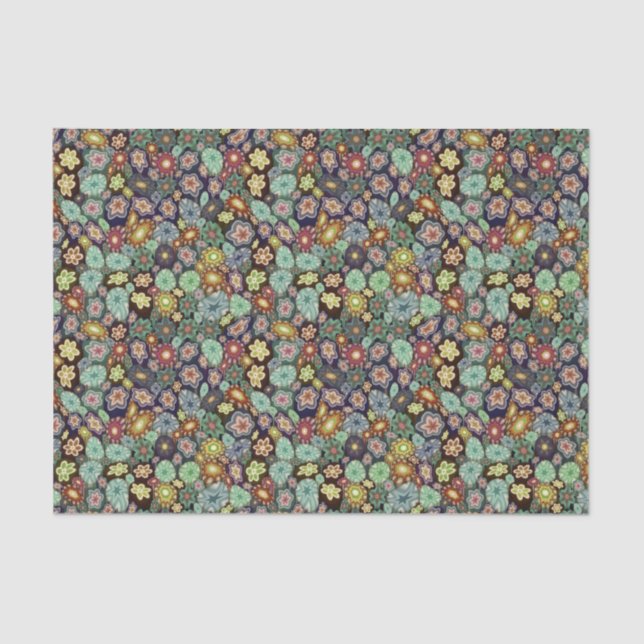 Vintage Millefiori Tissue Paper (Front)
