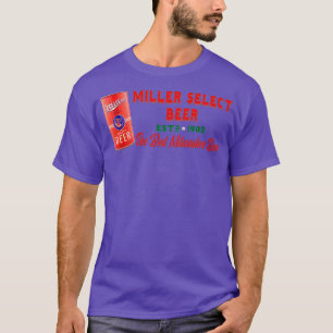 Vintage Miller Select Beer Design T-Shirt