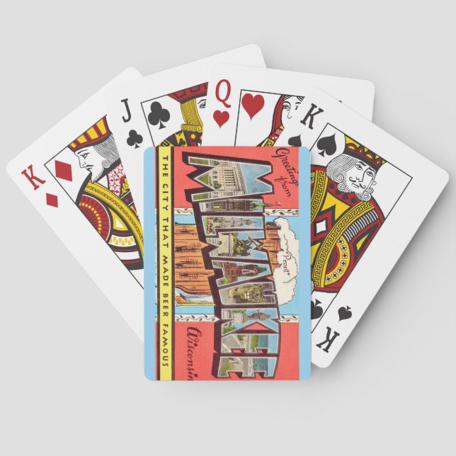 Vintage Milwaukee Playing Cards (Back)