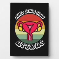 Vintage Mind Your Own Uterus Funny Feminist Gift