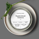 Vintage Minimalist Candle Label<br><div class="desc">Simple vintage inspired design for your personalized candle labels. Customize it for yourself!</div>