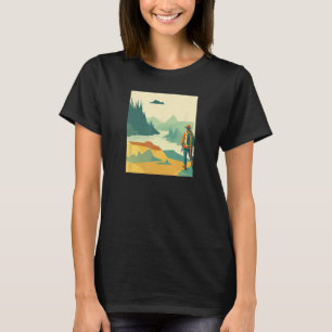 Vintage Minimalist Fusion Nostalgic Retro T-Shirt 