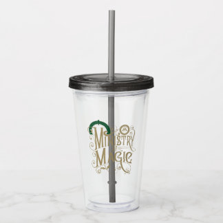 Vintage MINISTRY OF MAGIC™ Graphic Acrylic Tumbler