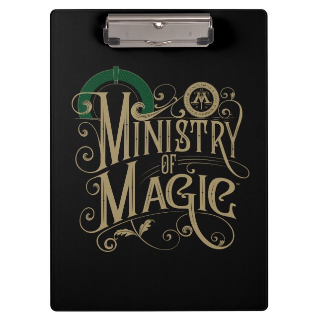 Vintage MINISTRY OF MAGIC™ Graphic Clipboard (Front)