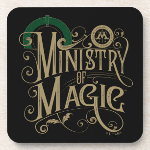Vintage MINISTRY OF MAGIC™ Graphic Coaster