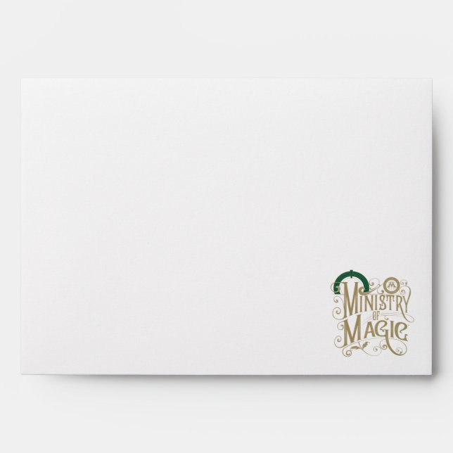 Vintage MINISTRY OF MAGIC™ Graphic Envelope (Front)