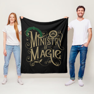 Vintage MINISTRY OF MAGIC™ Graphic Fleece Blanket